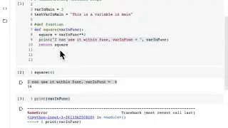Variable scope in Python 3