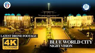 Blue World City Night Vision | Latest Drone Footage | 4K UltraHD | Advice Associates