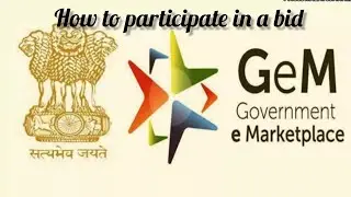 How to participate in a gem bid// Tender submission on Gem portal