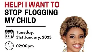 Help! I want to stop flogging my child