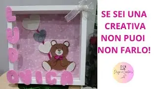 T77 DIY baby girl birth idea #handmade #idearegalo #ikea