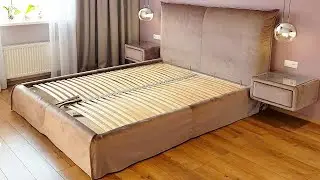 Кровать двуспальная взрослая в цвете молочного шоколада 🌜 Релакс / Relax