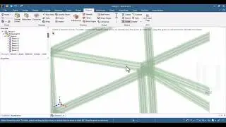 ANSYS 06-2 Ejercicio con vigas 3D (Spaceclaim y Mechanical) #ansys #ansysworkbench #spaceclaim