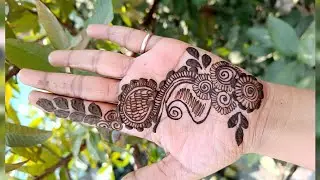 Simple and stylish look mehandi design #viralvideo #logvideo 