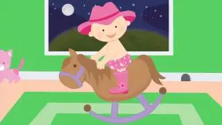 Cowgirl Baby Lullaby Music For Kids With Cat Chasing Mouse   5 Minute Loop HD | song for children