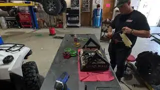 Installing a Radiator Relocation Kit on a Suzuki KingQuad 750