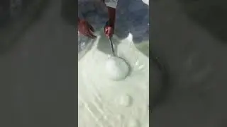 Natural lake salt mine mining process