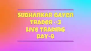 Day-8 Live Option Selling with low capital || option selling strategy || option trading scalping
