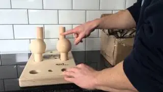 Peg Board Climbers by Ant Works