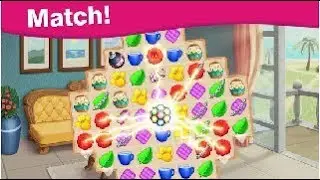 Home Cafe : Mansion Design - Match Blast Gameplay