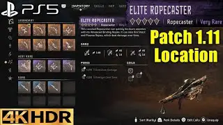 How to Get Elite Ropecaster Weapon Location Horizon Forbidden West Elite Ropecaster Weapons Location