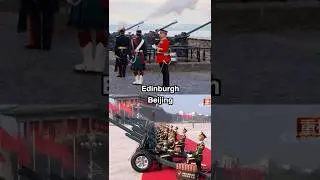 Gun Salute &ndash; Which One Looks More Spectacular?  #gunsalute #edinburgh #beijing #militaryparade