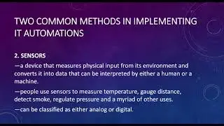 AUTOMATION | LESSON IN LIVING IN THE IT ERA 