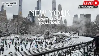 🔴 LIVE New York City Snow Walk Home Alone Locations Manhattan NYCSnowstorm 2025 (December 27, 2025)