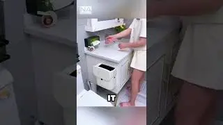 Trash, But Make It Convenient! This Hanging Bin is a Kitchen Lifesaver! 😍✨