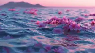 15 Minutes of Deep Calm | Slow Flowers in Water Relaxing Meditation Music for Stress Relief