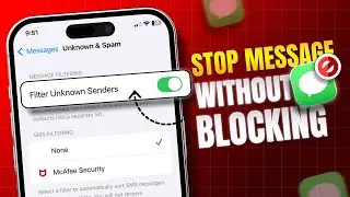 How to Stop Message on iPhone Without Blocking People | iPhone Mute Messages