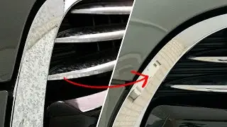 Restoring chrome trim to mirror finish - Mini Cooper F56