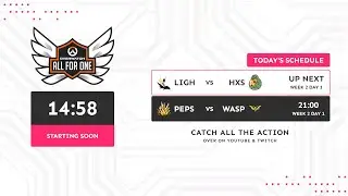 Overwatch All For One | Saison 9 - Week 2 Day 1