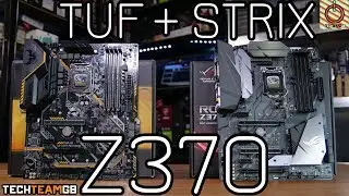 Asus Z370 STRIX-F & Pro Gaming TUF Motherboard Reviews