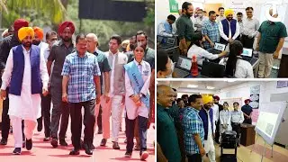 Punjab CM Bhagwant Mann and Delhi CM Arvind Kejriwal visit BR Ambedkar School of Excellence