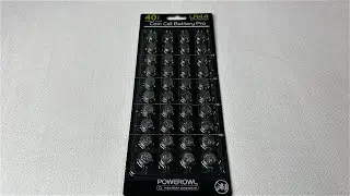 POWEROWL High Capacity LR44 Batteries - 40 pack