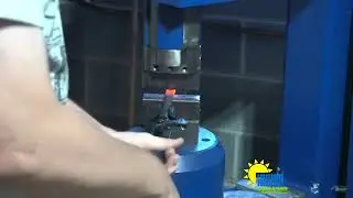 Making a Metal Leaf On The Solar Powered Big Blu Power Hammer 110 MAX