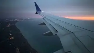 Incredible Sunrise Chicago Approach | United 737 MAX 9