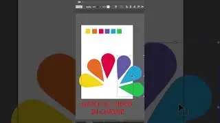 NBC Logo Design in Illustrator | Easy Tutorial #Shorts. #graphicdesign #designloomacademy #design