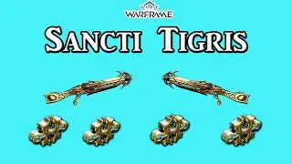 Warframe PS4 Sancti Tigris Build 4 Forma 20,000 Slash Damage!