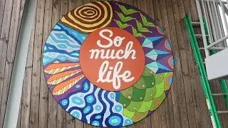 So Much life Mural in Riverside Park