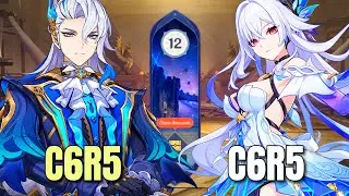[NEW ABYSS 12] C6R5 Neuvillette x C6R5 Skirk INSANE CLEAR | Genshin 6.3
