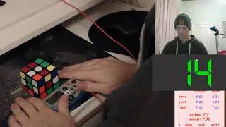 Rubik's cube solved in 3.33 seconds