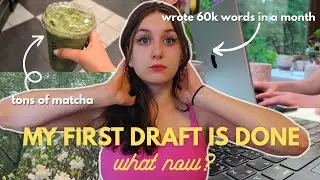 I FINISHED MY BOOK📝🌷 a chatty writing vlog