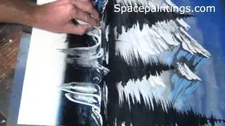 Mountain Tutorial (PART 2 OF 2) SPRAY PAINT ART