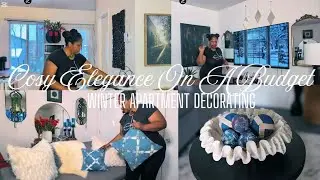 COSY ELEGANCE ON A BUDGET | WINTER APARTMENT DECORATING #winter #budget #cosy