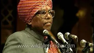 K R Narayanan speaks at Pune Festival