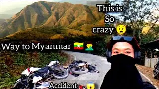 On the Way to Myanmar 🇲🇲 🏍️😧 |Travel Vlog #Myanmar #india  #longwa 