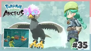 Chasing & Battling Sabi In Puzzling Snowpoint Temple In Pokemon Legends Arceus #35 *No Commentary*