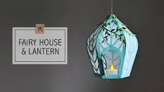 DIY Fairy House & Lantern, Fairy Party Decoration Ideas, Fairy Craft by Chaiv