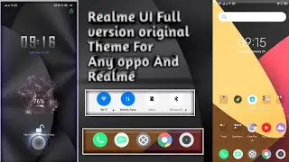 Realme UI Full version original Theme For Any Oppo And Realme