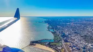 BEAUTIFUL CLEAR DAY FLYING TO CHICAGO! ✈️ COMPLETE FLIGHT EXPERIENCE | COLUMBUS &rarr; CHICAGO + ATC ✈️