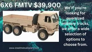 Grab Your FMTV 6x6 Cargo Truck for Only $39,900! #shorts #reels #fmtv #cargo #truck #humvee #FMTV6x6