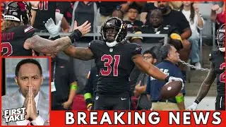 FIRST TAKE | Cardinals 🐦&zwj;⬛ blow it - Demercado mistake costs Titans game ⚔️