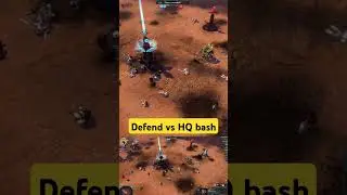 Space Marines hold vs base rush by Imperial Guards #warhammer40k #dawnofwar2 #rtsgameplay