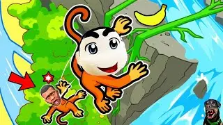 SHINCHAN CLIMB MOUNT EVEREST FOR BECOMING GIANT MONKEY with franklin & chop | Dream Squad Op