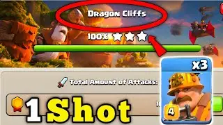 1 Shot Dragon Cliff is Very Easy With This Army in Clan Capital