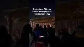 Protest in Ohio against ICE immigration policies