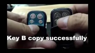 Universal reset or clone the code of 4 Channel RF Key Remote Control 315/433MHz from Aliexpress