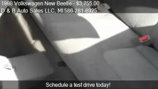 1998 Volkswagen New Beetle Base for sale in Washington Towns